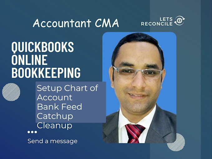 Gig Preview - Do full cycle bookkeeping and reconcile accounts using quickbooks online