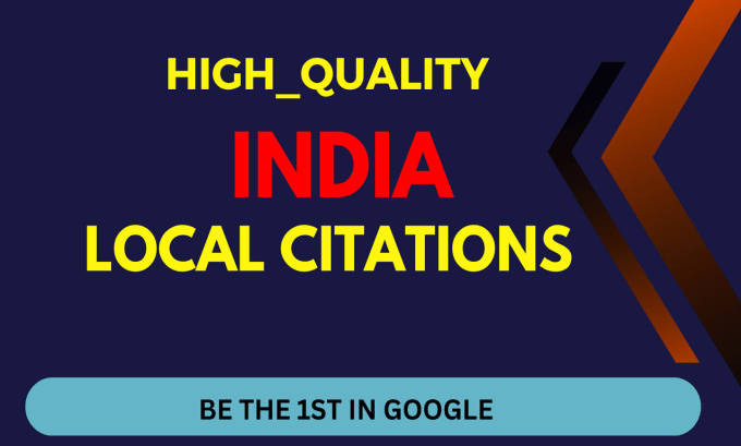 Gig Preview - Do 250 india local citations and directory submission