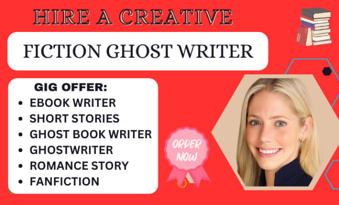 Gig Preview - Be your fiction ghostwriter, ebook writer, ghost book writer, short story