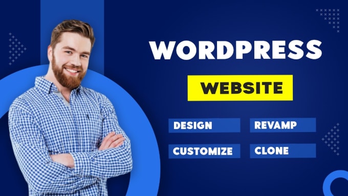 Gig Preview - Design, redesign, update, edit, clone copy, or revamp the wordpress website