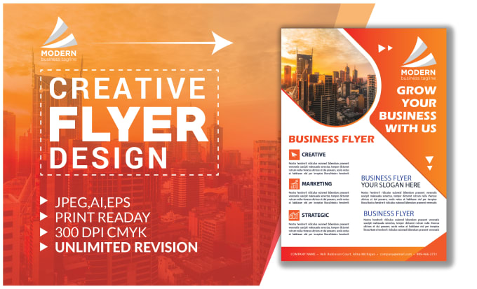 Gig Preview - Do creative flyer design for your business