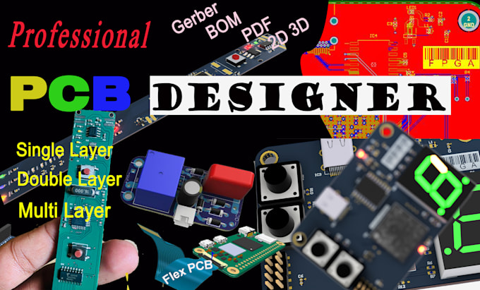 Gig Preview - Design pcb boards, schematics, custom circuits in altium