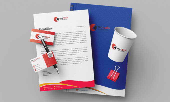 Gig Preview - Create a stationery design, letterhead design