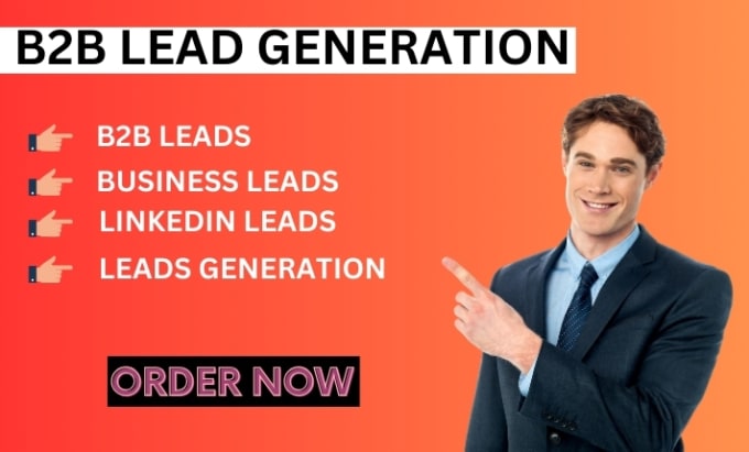 Gig Preview - Do any b2b lead generation for your business