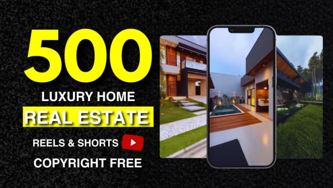 Bestseller - create 500 luxury home real estate instagram reels and tiktok videos