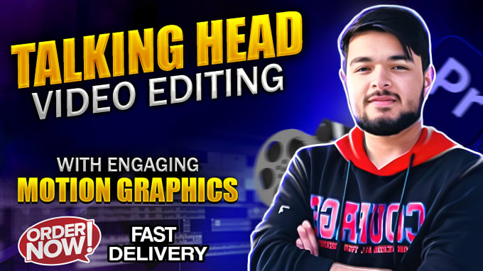 Gig Preview - Do professional talking head video editing for youtube