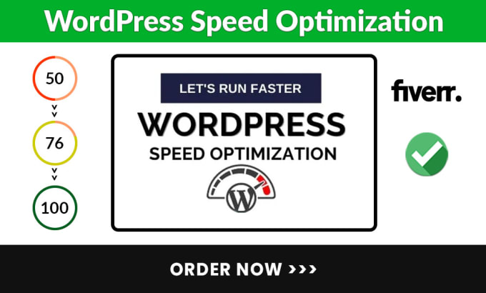 Gig Preview - Increase wordpress speed optimization, google pagespeed insights, gtmetrix