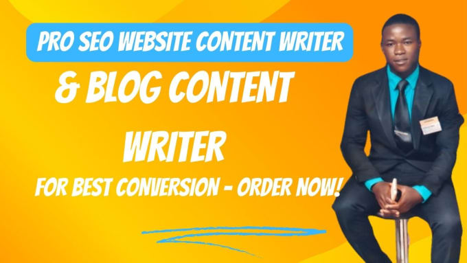 Gig Preview - Be your SEO optimized article writer, copywriter and blog post