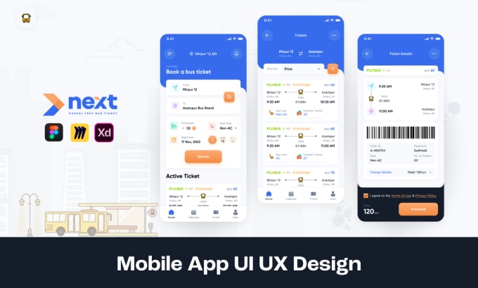 Gig Preview - Do creative mobile app ui ux design and figma wireframe