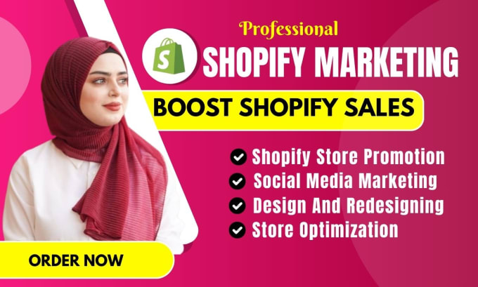 Gig Preview - Do shopify marketing sales funnel, shopify advertizing, boost shopify sales