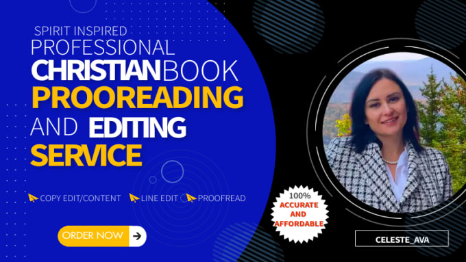 Gig Preview - Offer professional christian book editing and proofreading