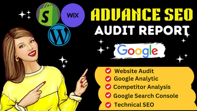 Gig Preview - Do advanced SEO audit reports manually for your website