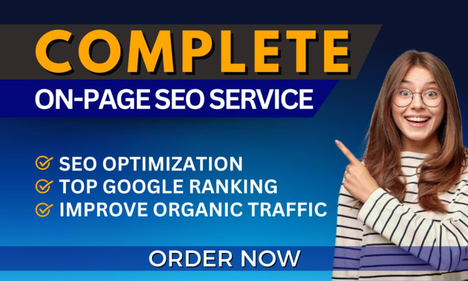 Gig Preview - Provide complete technical on page seo service for google ranking