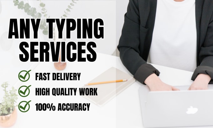 Gig Preview - Provide typing services, retype scanned documents, copy typing in ms word