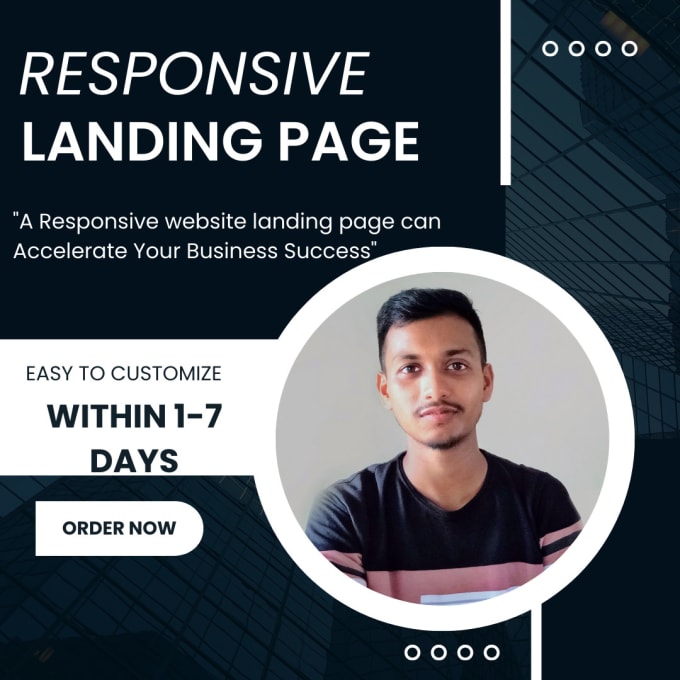 Gig Preview - Create a elegant responsive  wordpress website or landing page