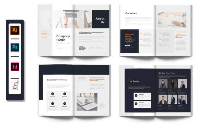 Gig Preview - Design company profile digital brochure, business brochure