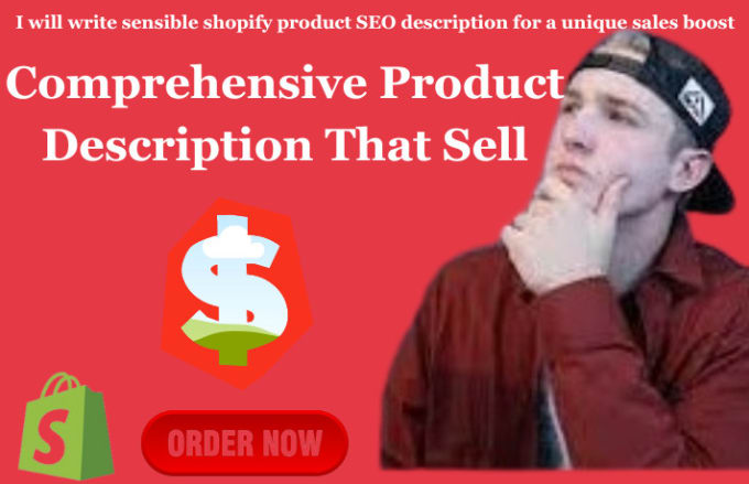 Gig Preview - Write sensible shopify product SEO description for a unique sales boost