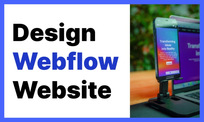 Gig Preview - Create websites for your business on webflow