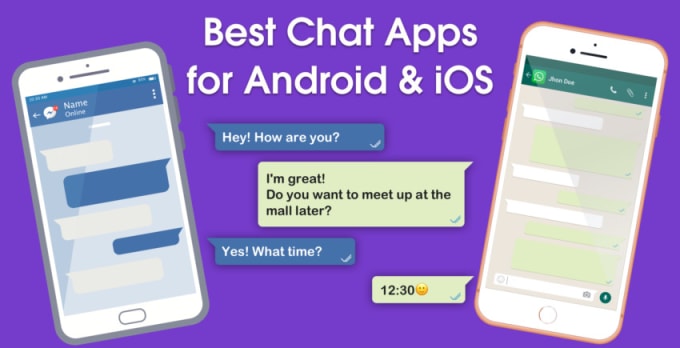 Gig Preview - Develop android chat app create ios mobile chat app, android an ios chat app