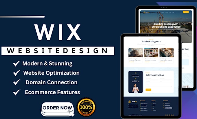 Gig Preview - Wix website design wix website redesign wix website design wix website redesign