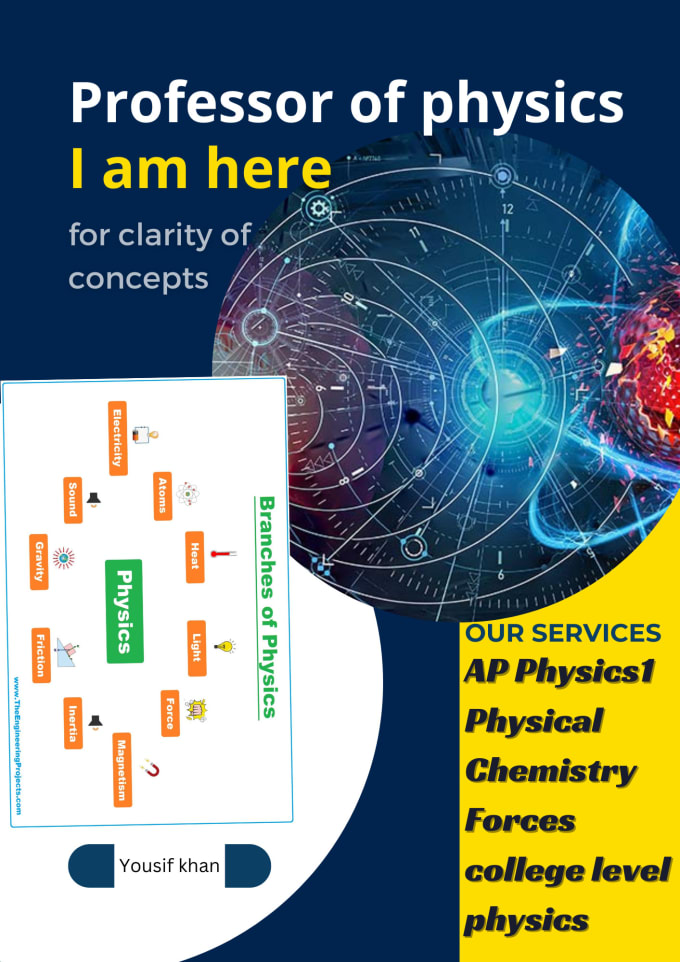 Gig Preview - Tutor in physics , chemistry and mathematics