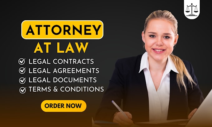 Gig Preview - Write legal agreements, contract, documents, lawsuit, llc operating, service,nda