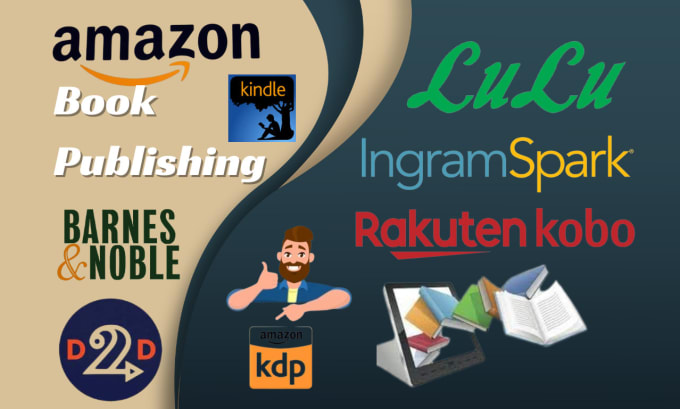 Gig Preview - Publish book on amazon kdp, ingramspark , book formatting, kindle publishing