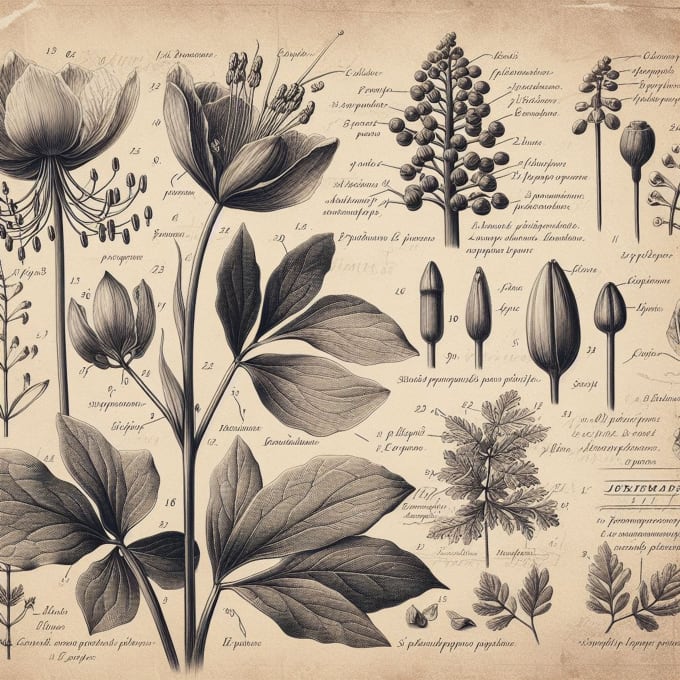 Gig Preview - Draw botanical illustrations of flowers