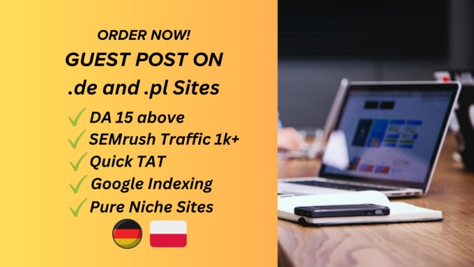 Gig Preview - Provide guest post on german or polish blogs