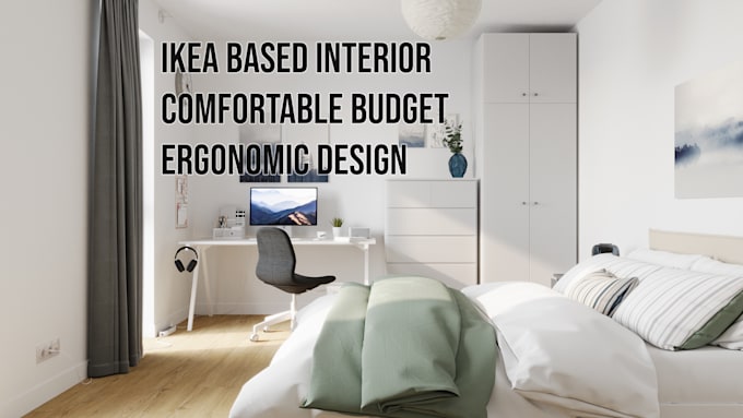 Gig Preview - Do ergonomic and stylish ikea based interior design