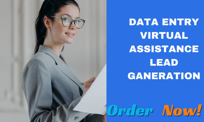 Gig Preview - Data entry virtual assistant lead generation