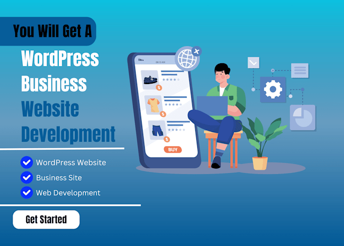 Gig Preview - Do wordpress business website development