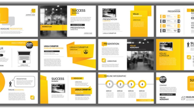 Gig Preview - Design animated powerpoint presentation template with content writing