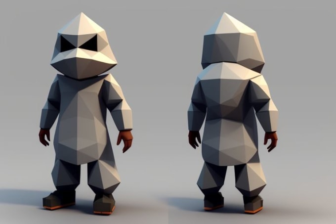 Gig Preview - Create low poly 3d models for games, web, and animation