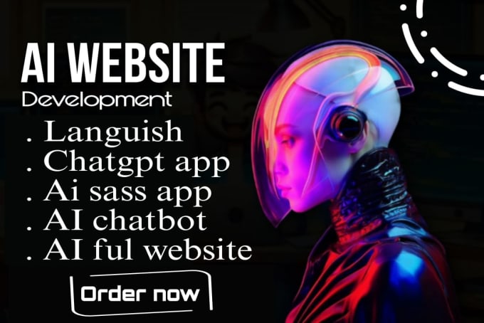 Gig Preview - Do ai saas app, chatgpt langchain,  chatgpt app, ai chatbot, full ai website