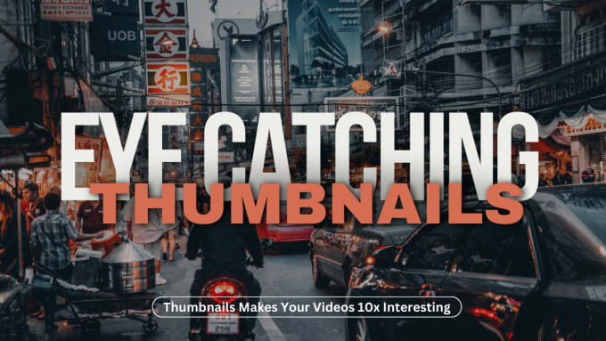 Bestseller - design custom youtube thumbnails in any style