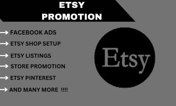 Gig Preview - Do etsy promotion etsy traffics for etsy shop