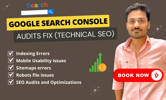 Gig Preview - Fix google search console and site audit fix