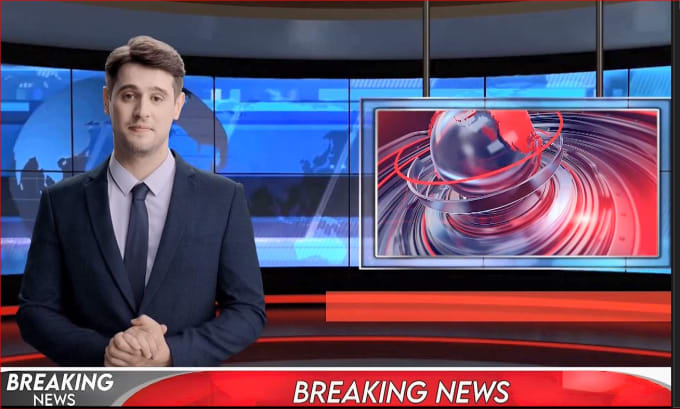 Gig Preview - Create a breaking news video with ai spokesperson