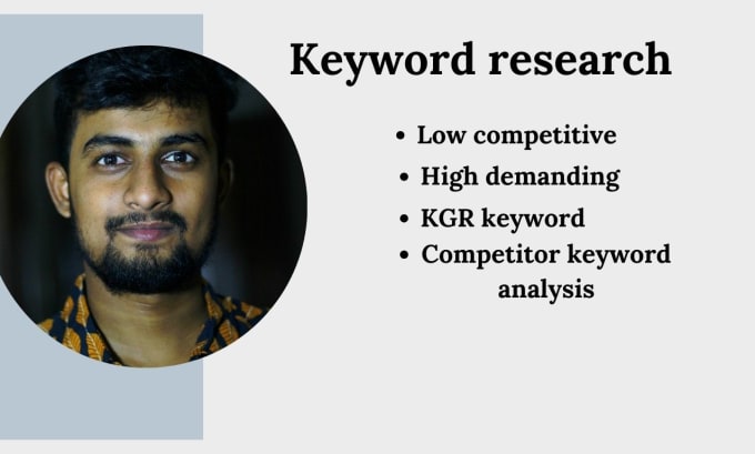 Gig Preview - Do advanced SEO keyword research and competitor analysis