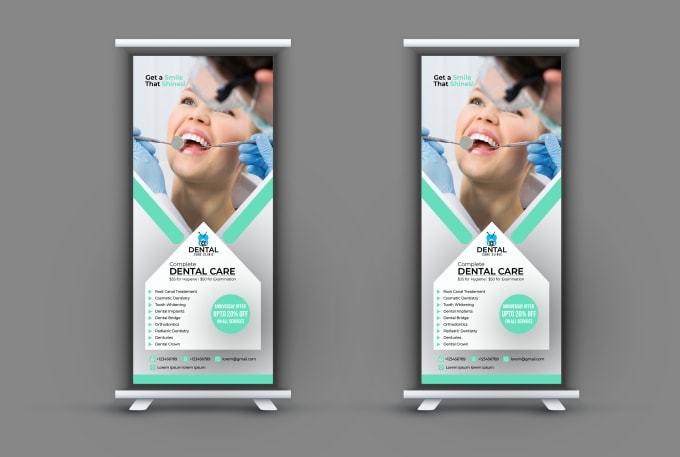 Gig Preview - Design a creative roll up banner and standy design