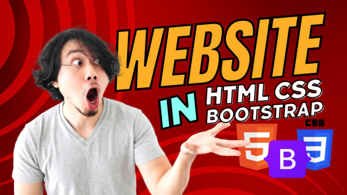 Gig Preview - Do custom coding HTML CSS bootstrap and animated websites