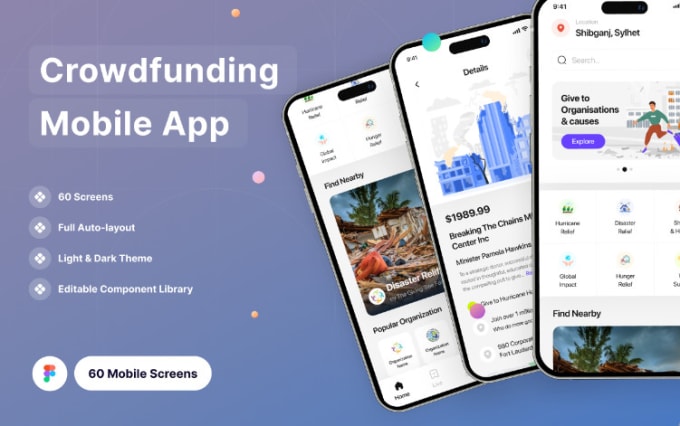 Gig Preview - Build crowdfunding app, investment app, fundraising app, loan app, nfc app