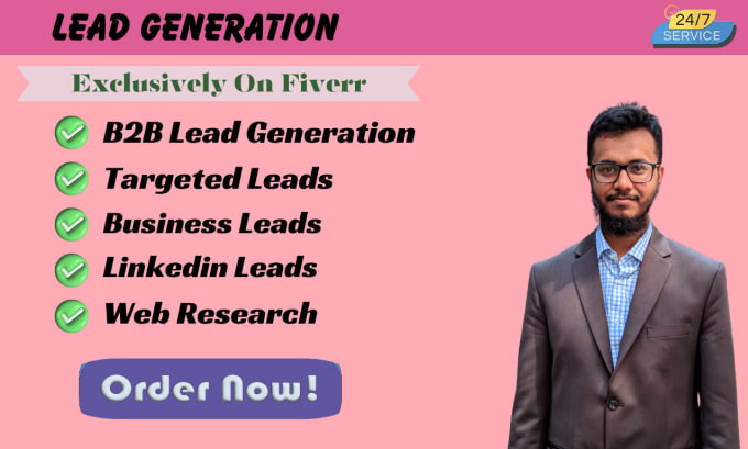 Gig Preview - Do targeted lead generation and data entry