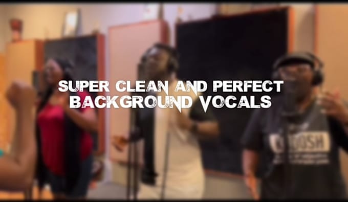 Gig Preview - Record choir background vocals or full harmony for your song