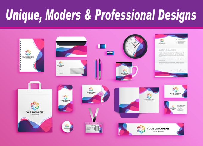 Gig Preview - Design business card, letterhead, folder and stationery all items