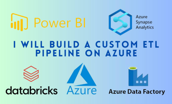 Gig Preview - Create an etl pipeline on azure using synapse analytics, databricks, pyspark