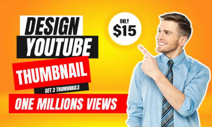 Gig Preview - Create a youtube thumbnail for guaranteed one million views