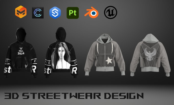 Gig Preview - Create a 3d clothing mockup for your brand