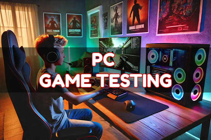 Gig Preview - Test PC or mobile games